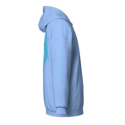 Heavy-Blend Zip Hoodie blue dolphin design